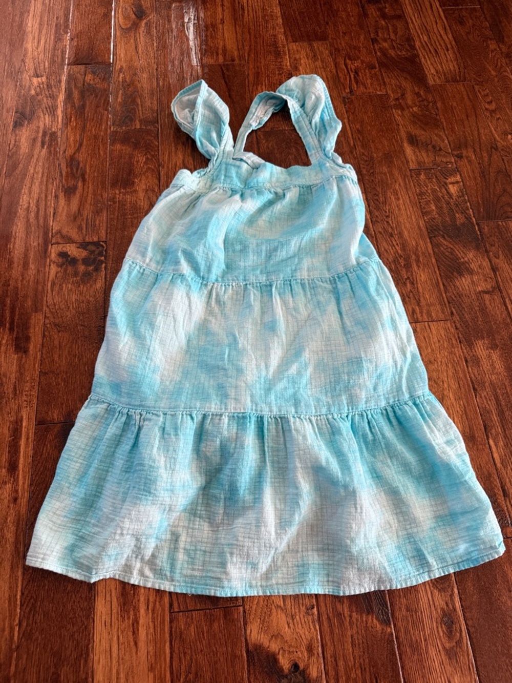 Cat and Jack Light Blue Tiered Sundress 10/12